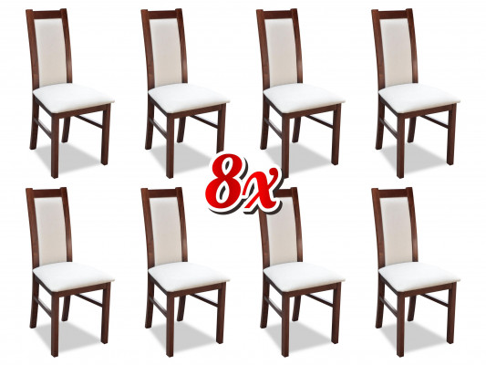 Complete Group Living room 8x Piece new Dining room Chair Set Suite Lehn Chairs