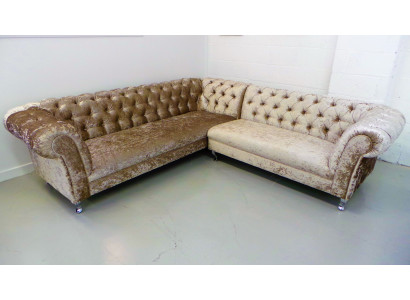 Chesterfield Corner sofa Couch Upholstery new Suite Sofa Corner Leather sofa Textile