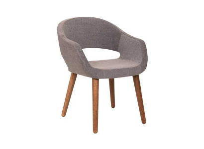 Gray Dining room chair Living room Chair Armrests Chairs Designer Wood