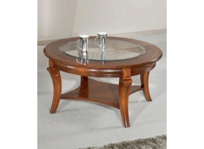 Coffee table wooden table design tables Italian furniture glass table round table brown