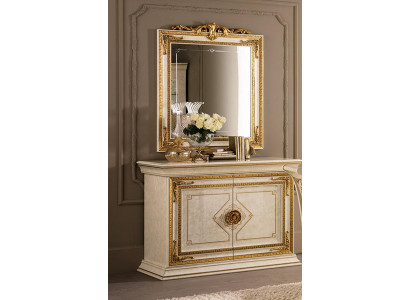 Mirror Chest of drawers Wardrobe Chests of drawers Sideboard Bedroom Set Wood Classic r style