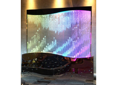 Wall panel water bubbles LED water wall designer water wall