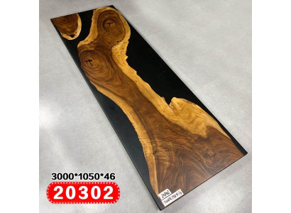 Epoxy resin dining table real wood solid furniture waterfall cast resin epoxy table