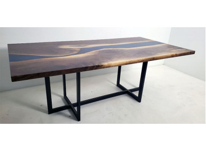 Dining table Design Table Resin Modern Tables Sea Ocean River Furniture 220x90 Epoxy