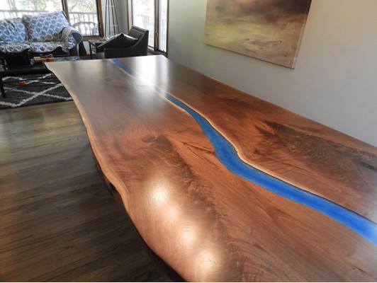 Dining table Design Table Modern Tables Sea Ocean River Furniture 220x90 Epoxy Resin