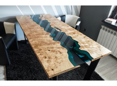 Tables epoxy resin Dining table Wood solid Furniture epoxy Table cast resin waterfall