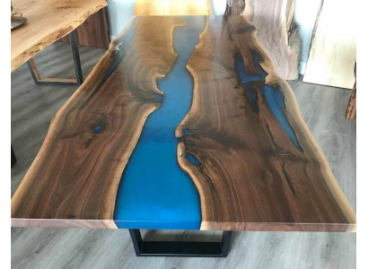 River Tables Dining table Design Table Modern Sea Furniture 220x90 Epoxy Resin Ocean