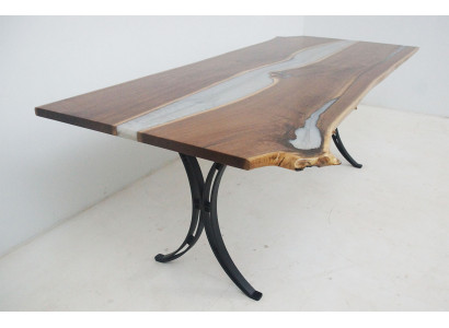 Dining table Sea Water River Real Wood River Table 220x110 Tables