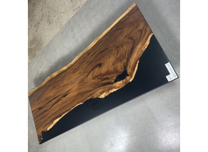 Epoxy Resin Dining table Real Solid Wood Furniture Waterfall Epoxy Table