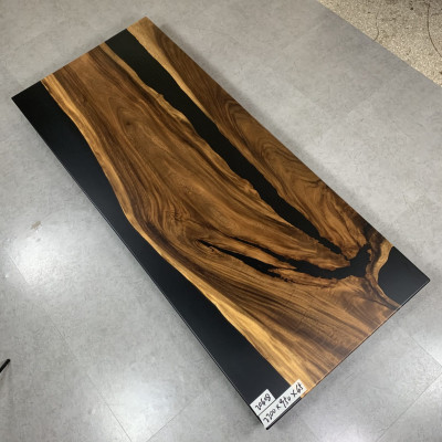 Dining table Black River Table Real Wood 220x95 Tables Epoxy resin new