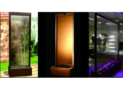 Walls Water Wall Panel LED Water Wall Water Bubbles Wall