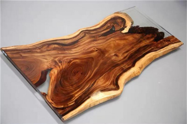 Epoxy resin Dining table River Table Real Wood Solid Tables 200x90