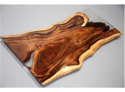 Epoxy resin Dining table River Table Real Wood Solid Tables 200x90