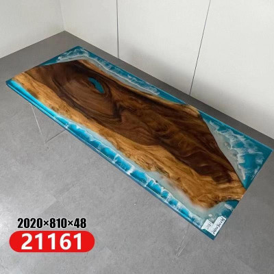 River table Dining table River Table Solid Tables 202x81 Epoxy resin Sea