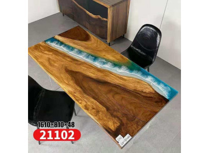 Tables Dining table Design Table Modern Sea River Furniture 161x81 Epoxy