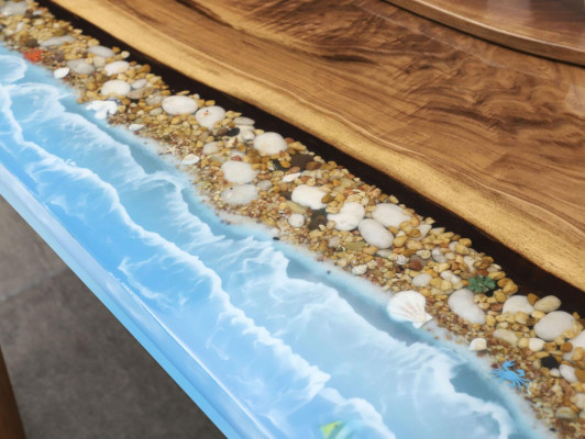 Tables Dining table Design Table Modern Sea River Furniture Tables Epoxy