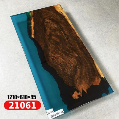 Coffee table River Table Epoxy resin Massive Tables 121x61 river table