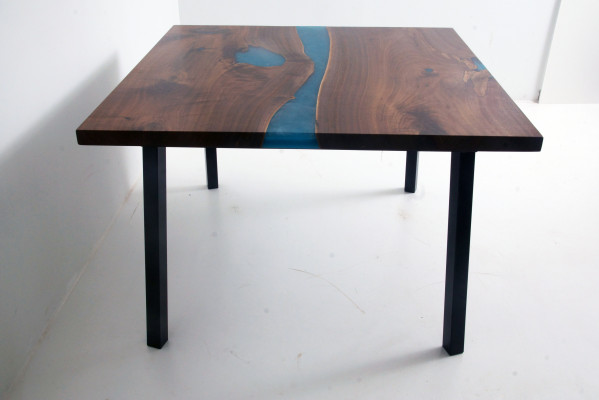 Coffee table River Table Real Wood River Table Solid Decorative Epoxy resin