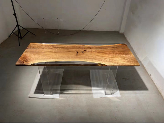 River Table Epoxy resin Coffee table Solid Tables 120x60 river table