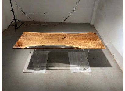 River Table Epoxy resin Coffee table Solid Tables 120x60 river table