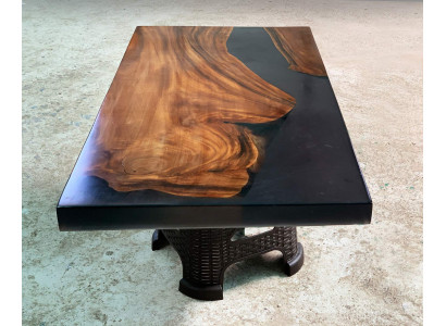 Coffee table River Table Solid Tables 100x60 river table real wood