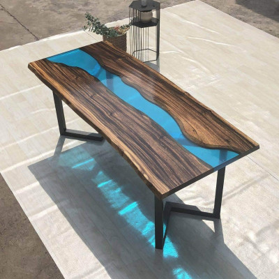 Coffee table River Table Solid Tables 100x50 River table Sea Waterfall