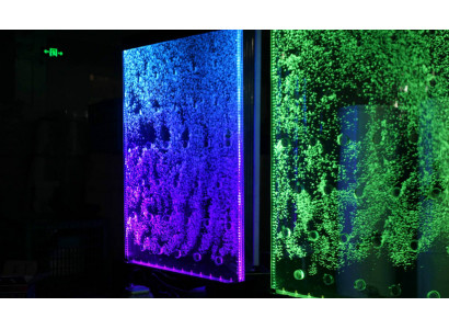 Wall panel with water bubbles LED water wall designer water wall