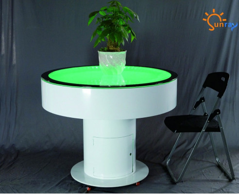 Round Table Bar Round Tables LED Water Game Illuminated Decorative LED Furniture