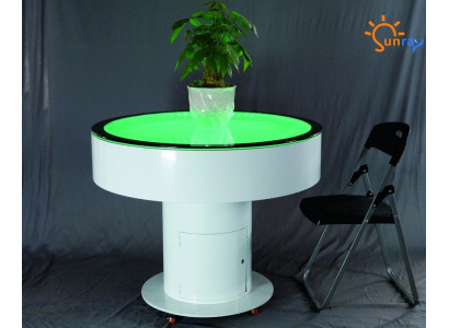 Round Table Bar Round Tables LED Water Game Illuminated Decorative LED Furniture