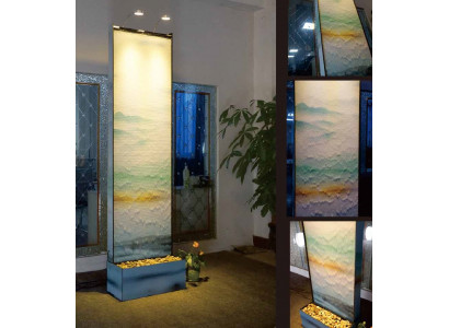 Partition water wall column Walls Waterwall LED 60x210cm water walls