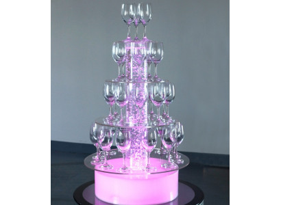 Champagne Tower Sparkling Wine Tower Water Column Illuminated Shelf Columns