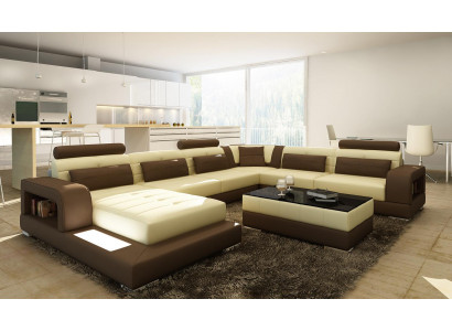 Comfort and style with our modern XXL U-shape sofa for the living room