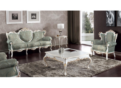 Sofa set Set Couch Classic Baroque Furniture Living room Couch 5 pieces. Sofa table