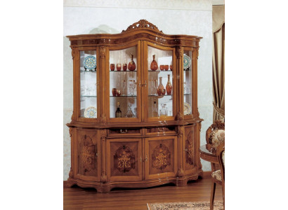 xxl showcases Glass Wardrobe Real wood Display case Sideboard Italian Furniture Cabinets