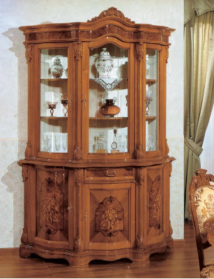 Display case Italian luxury furniture showcases sideboard wardrobe glass design cabinets