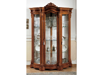 Showcases Glass Wardrobe Display case Living room Wood Sideboard Italian Furniture Shelf