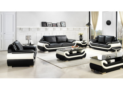 Sofa set Upholstery Sofa + USB Set 3+2+1 Leather Couches Sofas Suite Seat T777