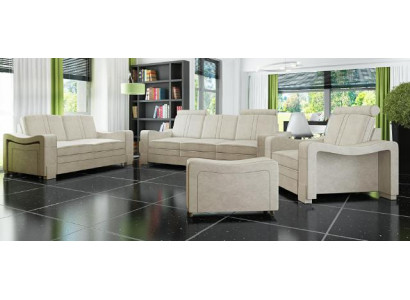 Sofa set Textile Upholstery Sofa with USB Suite Fabric sofa 3+2+1 Living landscape