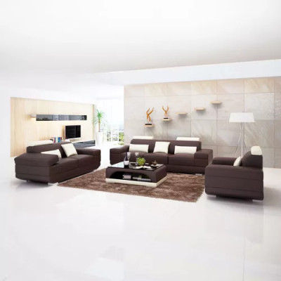 Modern Couch Sofa set 321 Seater Coffee table Leather sofa Sofa Living landscape