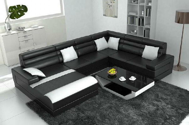 Corner sofa Living landscape XXL Big Couch Upholstery Suite Corner Couches U-shape Sofas