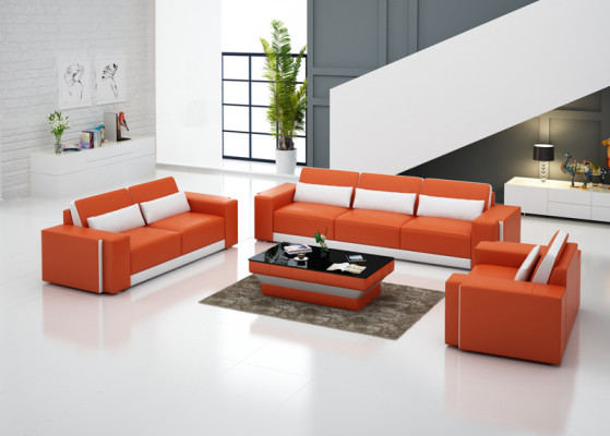 Leather sofa with USB,Couch Living landscape Sofa set Sofa Suite Design Modern