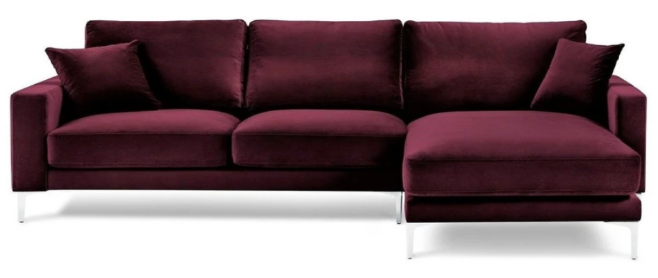 Burgundy Red Design Couches Upholstery Sofa Couches bordaux Corner sofa Fabric Living room