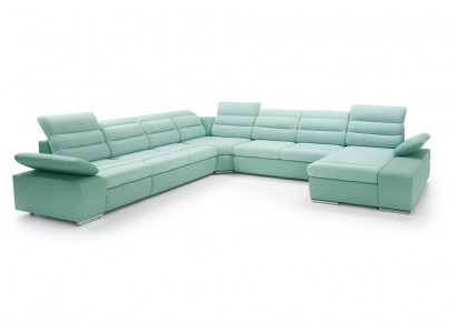 Corner sofa U-shape Corner sofa Sleep function Living landscape Sofa Couch Sofas Couches