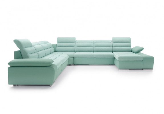 Corner sofa U-shape Corner sofa Sleep function Living landscape Sofa Couch Sofas Couches