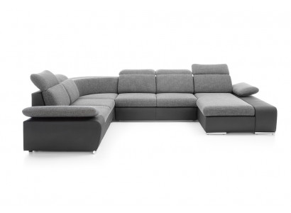 Corner sofa U-shape Corner sofa Sofa Couches Upholstery Sleep function Couch