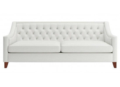 White Three Seater Chesterfield Modern Design Couch Textile Sofa new Original Furniture