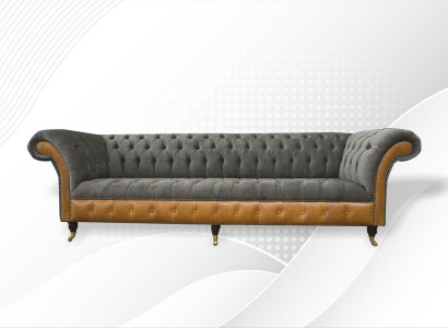 xxl Sofas Chesterfield Upholstery Design Luxury Sofa 4 Seater Leather Couches