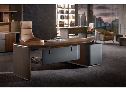 Table Desk Office Furnishings Furniture Set Suite Armchair Tables 2pcs.