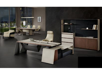 Office Furnishings Study room Office Furniture Table Wardrobe Armchair 3-piece set