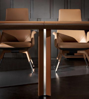 Meeting conference tables design luxury office furniture meeting 7 pieces.